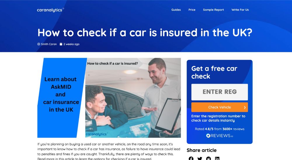 caranalytics